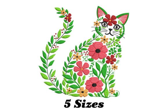 Floral Cat Embroidery Review