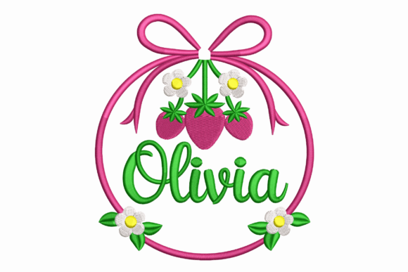 Strawberry Name Wreath Review